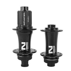 Moyeu de vélo de route Novatec D981SB D982SB 100/142x12mm 24H Center Lock avec axe traversant et roulements étanches - Product Image 1