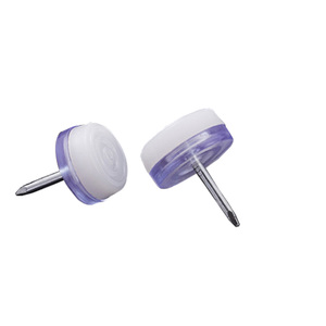 Glissières de meubles blanches en nylon pour <span class=keywords><strong>chaises</strong></span>, patins ronds en plastique pour <span class=keywords><strong>pieds</strong></span> de table, protecteurs de sols en <span class=keywords><strong>bois</strong></span> - Product Image 4