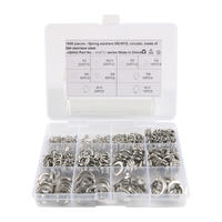 JM 304 Stainless Steel Washer 1000 Pieces Set Flat/Spring/Lock Washers M2-M12