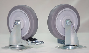 वेल्डिंग टेबल कैस्टर पहियों के लिए 125 मिमी कैस्टर व्हील आपूर्तिकर्ताओं के लिए कैस्टर व्हील-धातु - Product Image 3