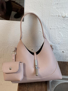 Sac à main pour femme en cuir PU souple de haute qualité, design rétro exquis avec empiècements de couleurs, sac à main à porter à la main ou en bandoulière - Product Image 3