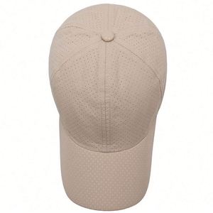 Gorra Deportiva de Poliéster Elástica y de Secado Rápido para Hombre y Mujer, Diseño Simple de Color Sólido, Transpirable, con Malla, Estilo Béisbol - Product Image 6