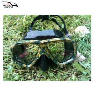 Máscara de Buceo con Marco, Dos Ventanas, Vidrio Templado Antivaho, Silicona, para Adultos, Snorkel, Deportes Acuáticos DM 403 - Product Image 4