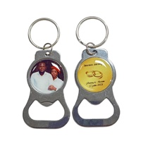 Décapsuleur Porte-clés à Sublimation avec Logo Personnalisé