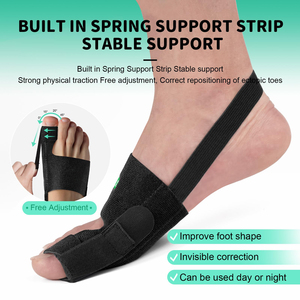 Separador de Dedos Grandes, Férula para <span class=keywords><strong>Juanetes</strong></span>, Corrector de Neopreno y Aluminio, Corrección de Hallux Valgus, Alivio del Dolor de Pies, Corrector de <span class=keywords><strong>Juanetes</strong></span> - Product Image 5