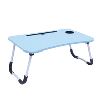 Moderne conception ergonomique simple pliable multifonctionnel bureau d'ordinateur portable sur le lit Collège dortoir des étudiants bureau d'ordinateur de bureau