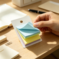 Blocs-notes autocollants multicolores économiques pour bureau, papier 75g, 50x50mm, 120 feuilles, index carrés, marque-pages, mémo