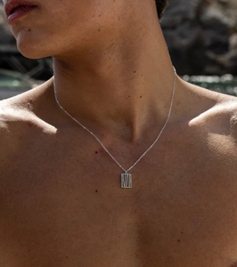 Inspire Jewelry Collier pendentif <span class=keywords><strong>LE</strong></span> BAMBOU personnalisé en acier inoxydable plaqué or pour bijoux pour hommes en gros logo personnalisé - Product Image 6