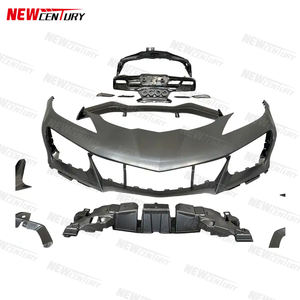 Convient pour la <span class=keywords><strong>Chevrolet</strong></span> <span class=keywords><strong>Corvette</strong></span> C8 2020 + kit de pare-chocs grand corps modifié matériau PP pare-chocs avant et arrière et ailes arrière - Product Image 6