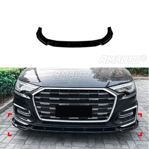 ลิ้นกันชนหน้ารถยนต์ สำหรับ Audi A6 C8 Sline รุ่นปี 2018-2025  ดิฟฟิวเซอร์ สปอยเลอร์  ฝาครอบกันชน  อุปกรณ์ตกแต่งรถยนต์ - Product Image 1