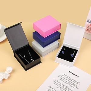 Custom Luxury Cardboard Jewelry <b>Box</b> Magnet Foam Insert Foldable Paper Jewelry Storage <b>Box</b> for Bracelet <b>Earring</b> Necklace - Product Image 1