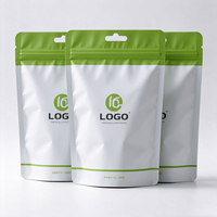 Sachet Doypack Personnalisé Mat avec Fermeture Éclair pour Emballage Alimentaire, Impression de Logo Personnalisé pour Aliments pour Animaux, Snacks et Aliments Secs