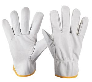 Guantes de cuero de vaca, sin forro, de ala corta, mecánicos, para conductor - Product Image 6