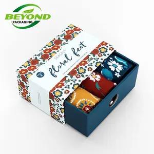 Recycled Custom Design Storage Organizer Box Drawer Slide Out Gift Box Packaging For Women Underwear Box