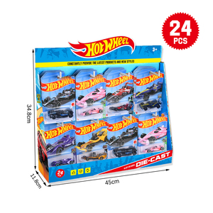 Voiture de course miniature en alliage moulé sous pression à l'échelle 1:64, modèle Hot Wheels, jouet pour enfants, coffret cadeau avec boîte de présentation - Product Image 6