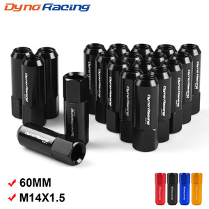 Tuercas de Rueda Ligeras de 60 mm M14/M12X1.5, Aleación de Aluminio, 20 Piezas por Paquete, Acabado Cromado, Material de Acero para Modificación de Automóviles - Product Image 5