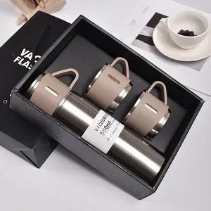 Stainless Steel Cup <b>Large</b> Capacity Vacuum Flask Coffee Tea Milk Travel Water Bottle Insulated Handbag <b>Gift</b> <b>Box</b> - Product Image 5