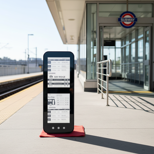 Pantalla de Tinta Electrónica de 13.3 Pulgadas con Energía Solar, Pantalla de Papel Electrónico para Exteriores, Letrero de Tinta Electrónica para Paradas de Autobús - Product Image 1