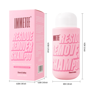 Shampooing et revitalisant pour <span class=keywords><strong>perruque</strong></span> synthétique IMMETEE, soin lissant anti-frisottis, nettoyant, dissolvant de colle pour dentelle - Product Image 6