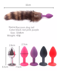 Jouets sexuels anaux pour cosplay, silicone, longue <span class=keywords><strong>queue</strong></span>, bouchon <span class=keywords><strong>anal</strong></span>, fourrure douce, <span class=keywords><strong>queue</strong></span> <span class=keywords><strong>de</strong></span> <span class=keywords><strong>chien</strong></span>, bouchon <span class=keywords><strong>anal</strong></span> - Product Image 2