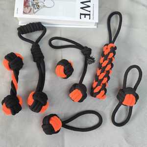 ของเล่นเชือกสำหรับสุนัข ของเล่นกัดแทะสำหรับสัตว์เลี้ยง ขนาดกลาง บรรจุกล่อง 50 ชิ้น ผลิตจากเจ้อเจียง - Product Image 1