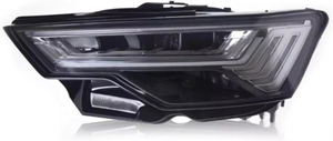 สำหรับ <span class=keywords><strong>Audi</strong></span> <span class=keywords><strong>A6</strong></span> ปี <span class=keywords><strong>2019</strong></span>-2021 ชุดไฟหน้า LED แบบดัดแปลง อะไหล่เปลี่ยนไฟหน้ารถยนต์ จัดส่งจากโรงงาน อะไหล่รถยนต์--1 คู่ - Product Image 3