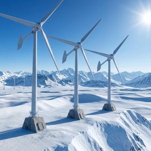 Generadores Eólicos Horizontales de Alta Eficiencia con Accionamiento Magnético Directo, Aspas de Fibra de Vidrio, Diámetro del Rotor de 3,19 m, 100 kW, Horizontal-100KW 100 - Product Image 3