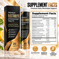 Comprimés effervescents électrolytiques premium avec vitamines, sodium, potassium, magnésium, calcium et eau de coco – Fournisseur OEM en gros