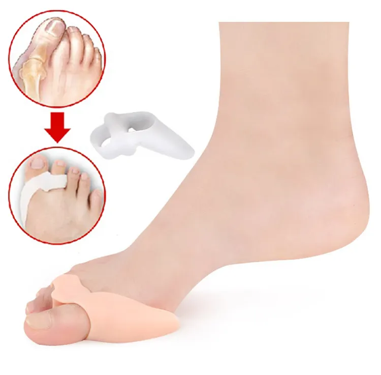 Elastik Bunion düzeltici silikon ayak parmağı koruyucu Bunion ayak koruyucusu ayırıcı