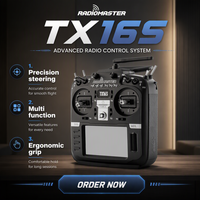 Radiomaster TX16S MKII Radiocommande 4-en-1 ELRS V4.0 avec Gimbal à Effet Hall et Écran Tactile 4,3 Pouces EdgeTX pour Drone RC