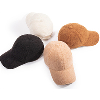 Op maat gemaakte fleece baseballcap van imitatiebont, unisex, warme wintermuts, 100% polyester, fruitmotief