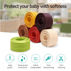 Probebi CP17 Silicone Edge Protectors Safety Strip Corner Side Protector for Baby Supplies - Product Image 2
