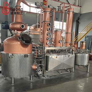 Alambic <span class=keywords><strong>à</strong></span> gin en cuivre personnalisé Boben, équipement de distillation de whisky, colonne de distillation, <span class=keywords><strong>prix</strong></span> usine, machines pour boissons et vins - Product Image 3