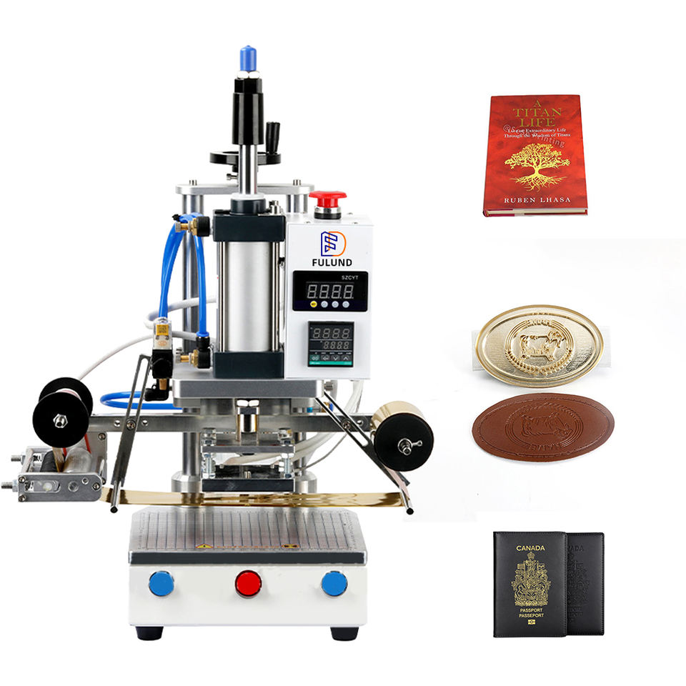 Hot Foil Stamping Machine, Leather PVC Wood and Paper Digital Embossing ...