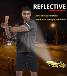 Magliette Sportive da Uomo in Jersey Tinta Unita, Ecologiche, Traspiranti, per Allenamento e Corsa, Asciugatura Rapida, Assorbimento dell'Umidità, per <span class=keywords><strong>Palestra</strong></span> e Atletica - Product Image 3
