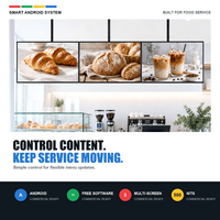 Écran d'affichage publicitaire numérique 4K 50 pouces avec CMS intégré, montage mural pour magasin de détail, ascenseur et utilisation éducative