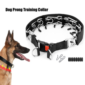 Prong Hondentrainingshalsband Voor Honden Met Rubberen Trips Roestvrijstalen Halsband Voor Grote Hond - Product Image 2