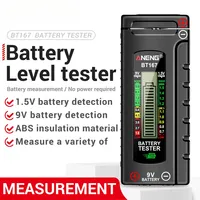 Comprobador de Baterías Universal ANENG BT167 para Pilas AA, AAA, C, D, 9V, 1.5V y Pilas de Botón, No Requiere Pilas
