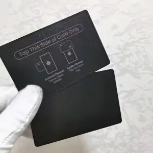 Contactloze Id Ic Smart Rfid Chip Nfc Metalen Visitekaartje