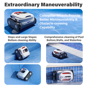 Robot Pulitore <span class=keywords><strong>per</strong></span> <span class=keywords><strong>Piscina</strong></span> Senza Fili con Controllo App WiFi - Robot <span class=keywords><strong>Aspirapolvere</strong></span> Automatico Wireless <span class=keywords><strong>per</strong></span> Pulizia Fondo e Pareti della <span class=keywords><strong>Piscina</strong></span> - Product Image 2