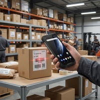 Chainway MC95 Android 12.0 PDA Industrial Portátil con Escáner de Código de Barras 2D, Colector de Datos, IP65, 4G, WIFI, Móvil para Almacén