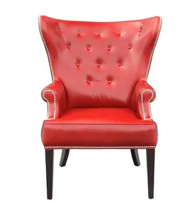Sedia imbottita per mobili di lusso di design in stile classico di alta qualità dell'azienda