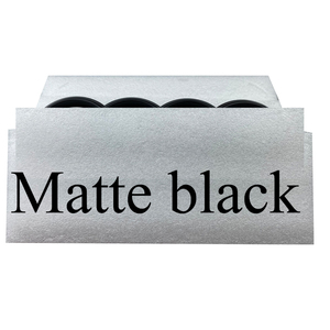 4 nhẫn biểu tượng bóng đen <span class=keywords><strong>Chrome</strong></span> Matt đen phía trước nướng + thân cây phía sau 06-12 A3 S3 A4 S4 rs4 A5 - Product Image 5