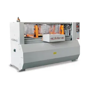 Automatische Houtbewerking Stringer Dubbele Kop Houten Pallet Notcher Groover Slotter Machine Te Koop