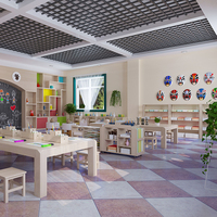 Meubles de dessin pour la maternelle, mobilier d'école maternelle, tables et chaises en bois pour la maternelle, mobilier de crèche préscolaire