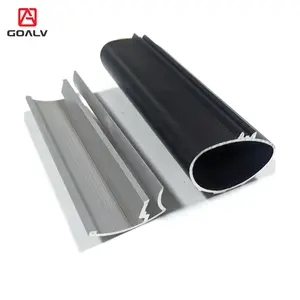 Semprotan oksidasi presisi 6063 Anodize suku cadang bingkai panjang komponen braket profil aluminium