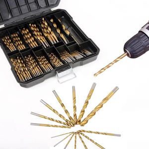 99Pcs Tốc Độ Cao Thép Khoan Bit Thiết Lập Titan Tráng HSS Shank Twist Bits Cho Kim Loại Gỗ Nhựa Hợp Kim Hỗn Hợp Mục Lưu Trữ Trường Hợp - Product Image 5