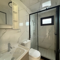 Contenedor de Acero Galvanizado Expandible de 20 pies, de Primera Calidad, con Doble Ala, Espacio de Vivienda de Lujo con Dos Dormitorios