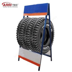 High Quality Powder Coated Tyre Stand Metal <b>Rolling</b> Tire Display Stand Tire Storage <b>Rack</b> - Product Image 5