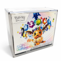 Boîte de présentation empilable magnétique en acrylique transparent pour Elite Trainer Box – Conteneur de rangement moderne et léger avec couvercle magnétique